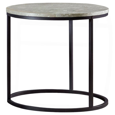 Grey And Gunmetal Table_Coffee Table