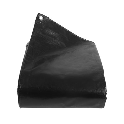 15 x 20 ft Pond Liner, 14 Mil Thickness, 3-Layer Reinforced PE Fish Koi Pond Liner for Outdoor Ponds, with Hemmed Edge and 4 Metal Buttonholes, for Water Garden, Waterfall, and Fountains, Black