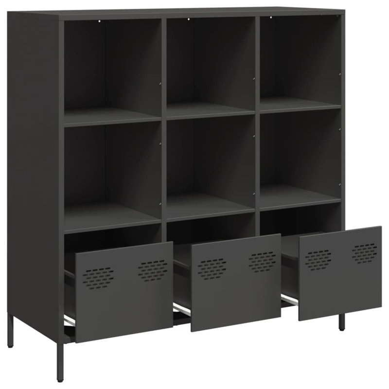Averir Storage Cabinet, Black