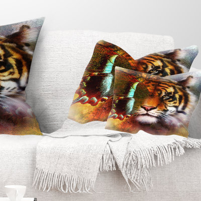 Coussin Animal avec ailes de papillon