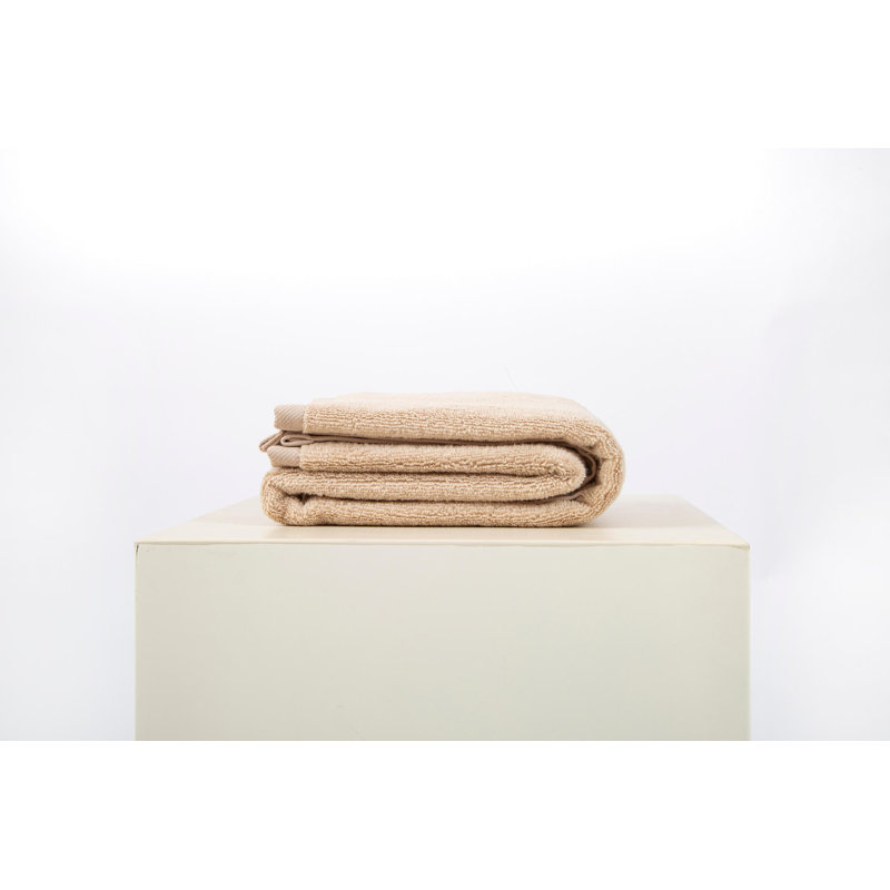 Débarbouillette 100% coton Ebian, Beige
