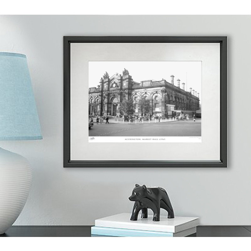 Accrington, Market Hall C1965 by Francis Frith - Single Picture Frame Print, 28cm H x 36cm W x 2.3cm D