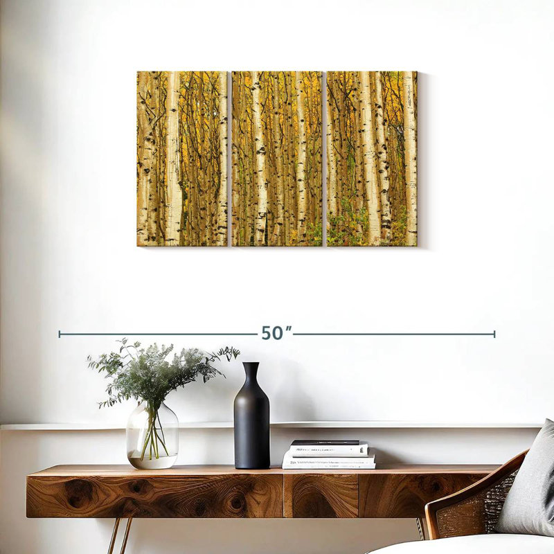 Alvord Golden Aspen Forest, 20" H x 33" W