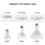 17 watts (100 watts équivalents), DEL BR40, ampoule à intensité variable, blanc froid (4000K) E26 / culot moyen (standard)