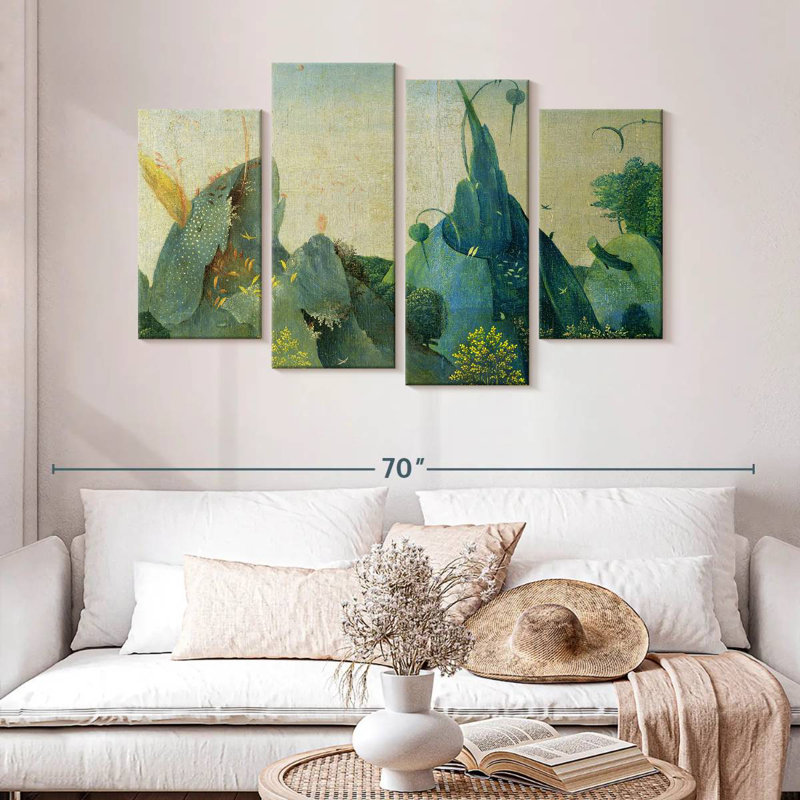 Kelan, le jardin des délices terrestres II, H 32 po x l 52 po