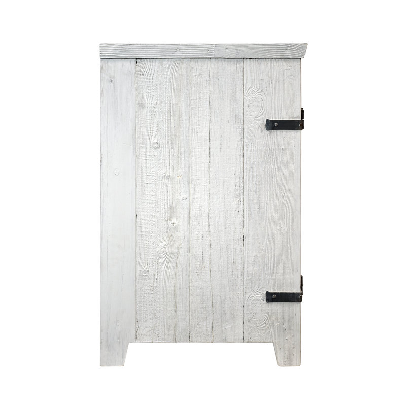 Americana 48" Single Bathroom Vanity Base Only, Whitewash