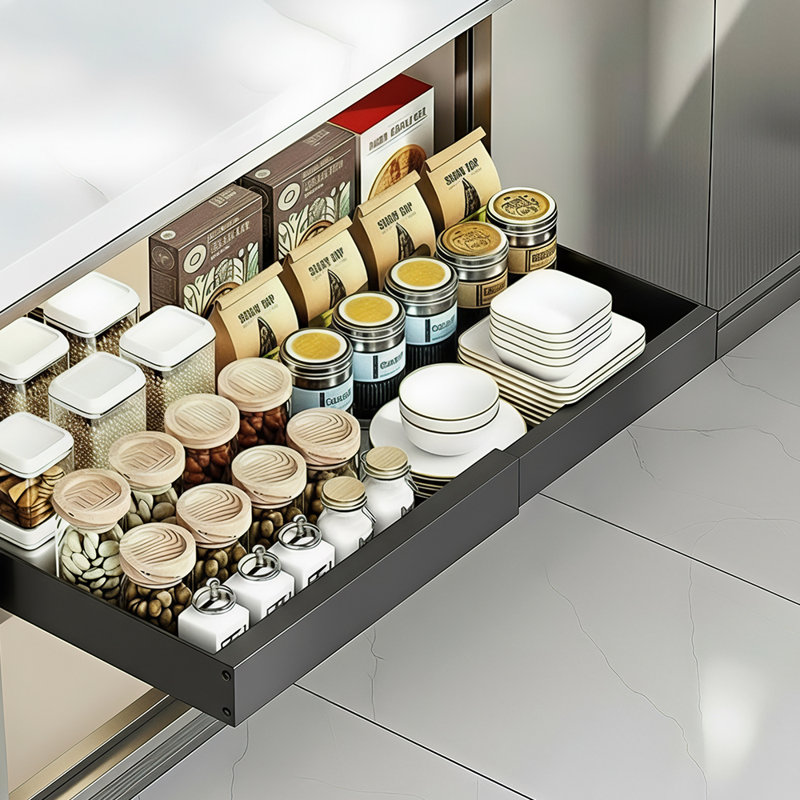 Expandable Pull-Out Cabinet Organiser