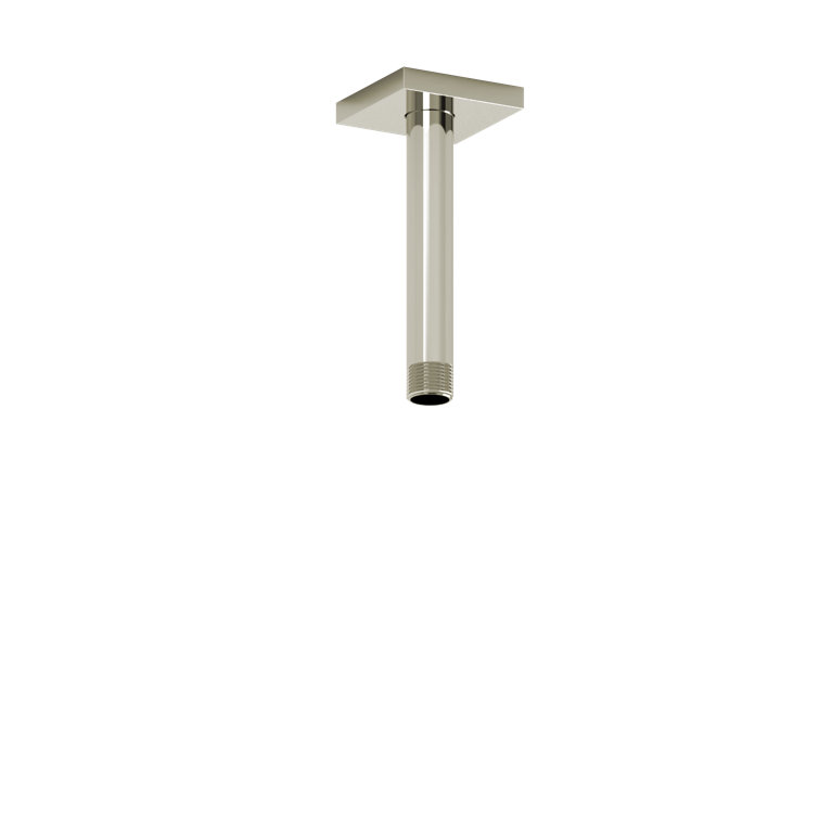 6" Ceiling Mount Shower Arm with Square Escutcheon