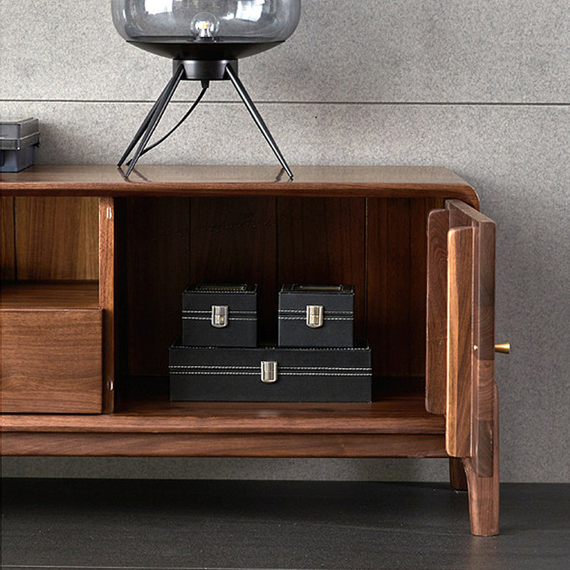 Meuble télé moderne et minimaliste avec rangement, H 19,69 po x L 15,75 po x l 94,49 po