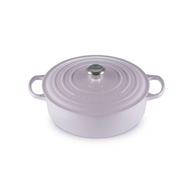 Shallot Enameled Cast Iron 6.75 qt. Round Dutch Oven