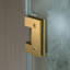 Porte de douche à charnière pivotante simple sans cadre l 44-45 "x H 76", verre trempé incassable de 3/8 po (10 mm) d'épaisseur-107531509