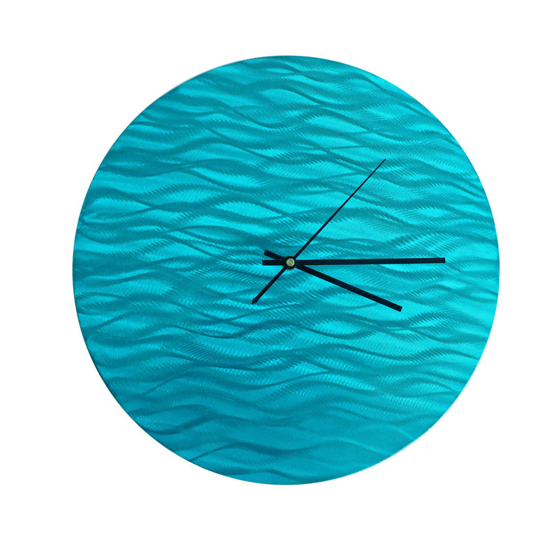 Handmade Coastal Abstract Wall Decor on Metal