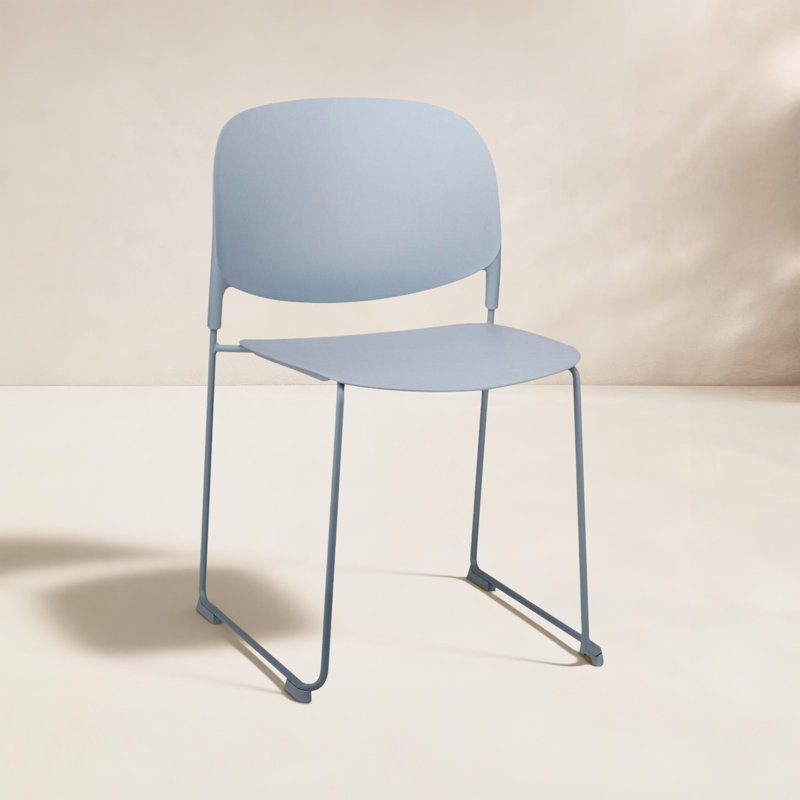 Chaise de salle à manger Calvin, Bleu clair
