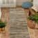 Modern Abstract Area Rug in Gold
