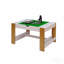 Table de jeu pour enfants 2 en 1 avec 7 compartiments de rangement, compatible avec le bloc de construction Lego, mobilier de jeu d'apprentissage moderne pour activités - blanc