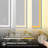 24X36" Frameless Tempered Mirror Dual LED Light Strips Front And Back Lighting-568719255