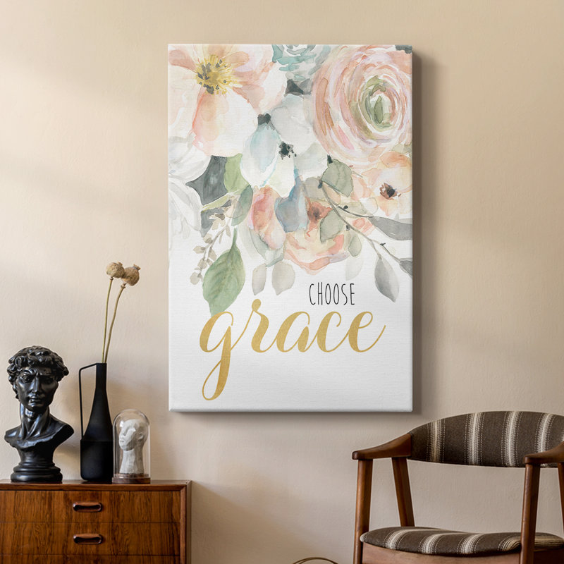 Choose Grace -Custom Wrapped Gallery Cavas