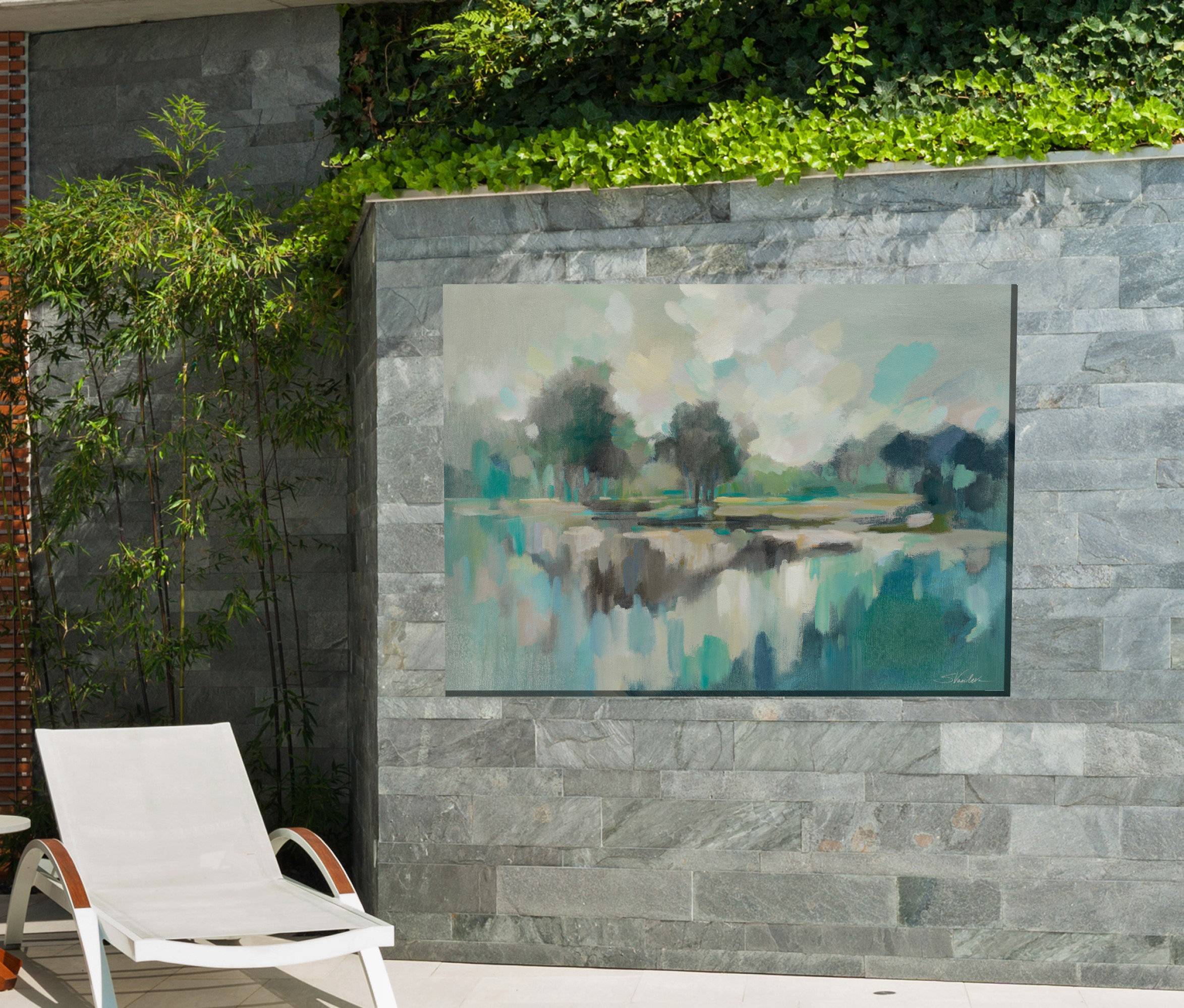 Red Barrel Studio Blue Day All Weather Outdoor Wall Décor - Wayfair Canada