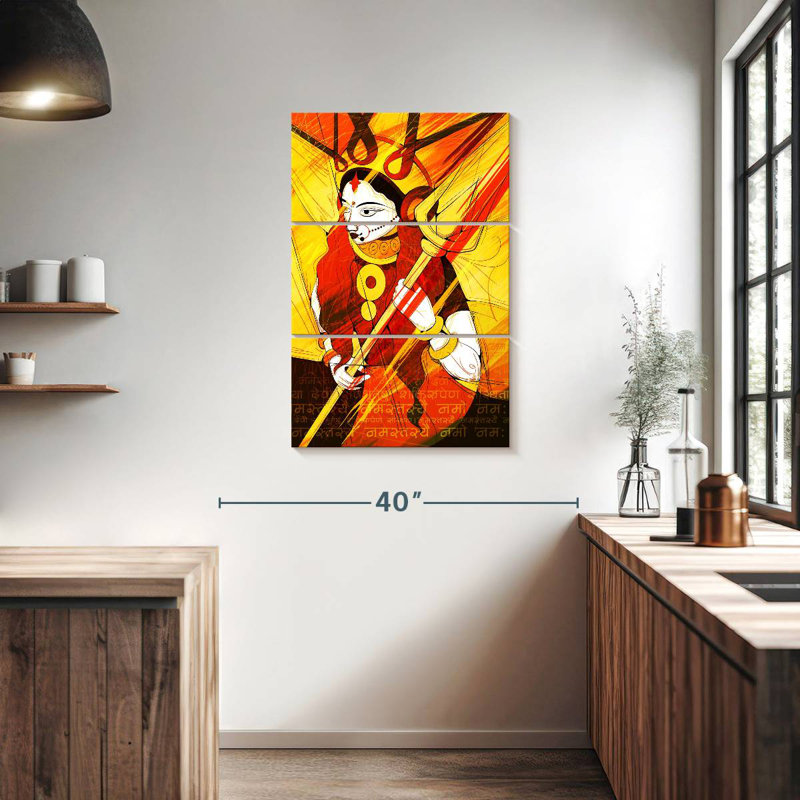 Adella Durga Abstract, 38" H x 24" W
