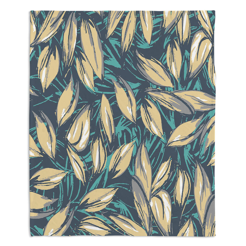 Hand Woven Throw Blanket, 51" W x 60" L