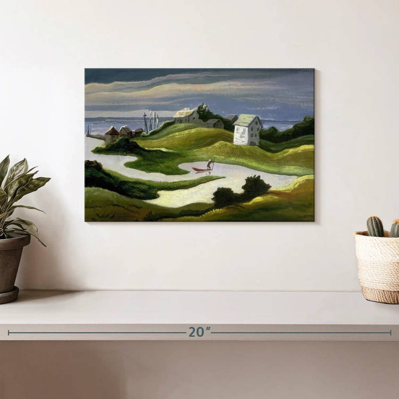 Lilie Chilmark, paysage, H 8 po x l 12 po