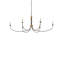 6 - Light LED Chandelier