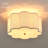 Olinde Linen Blend Flush Mount