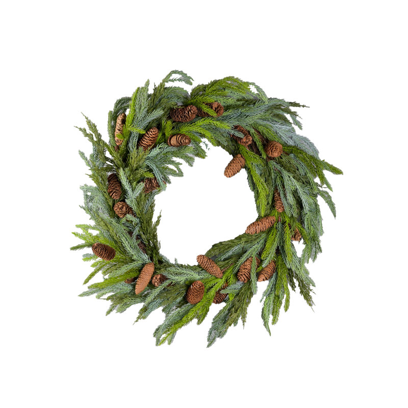 The Holiday Aisle® 25" Pine Wreath