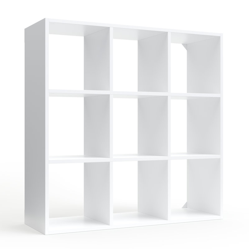 Cube Bookcase, 42" H x 42" W x 14" D, White