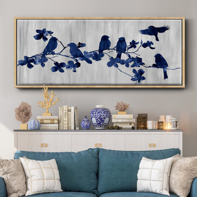 Indigo Hangout - Toile encadrée