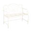 Banc de jardin extérieur - blanc-484234908