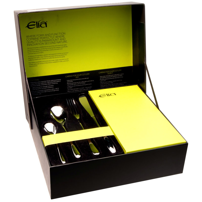 Liana 44 Piece 18/10 Stainless Steel Cutlery Set, Service for 6