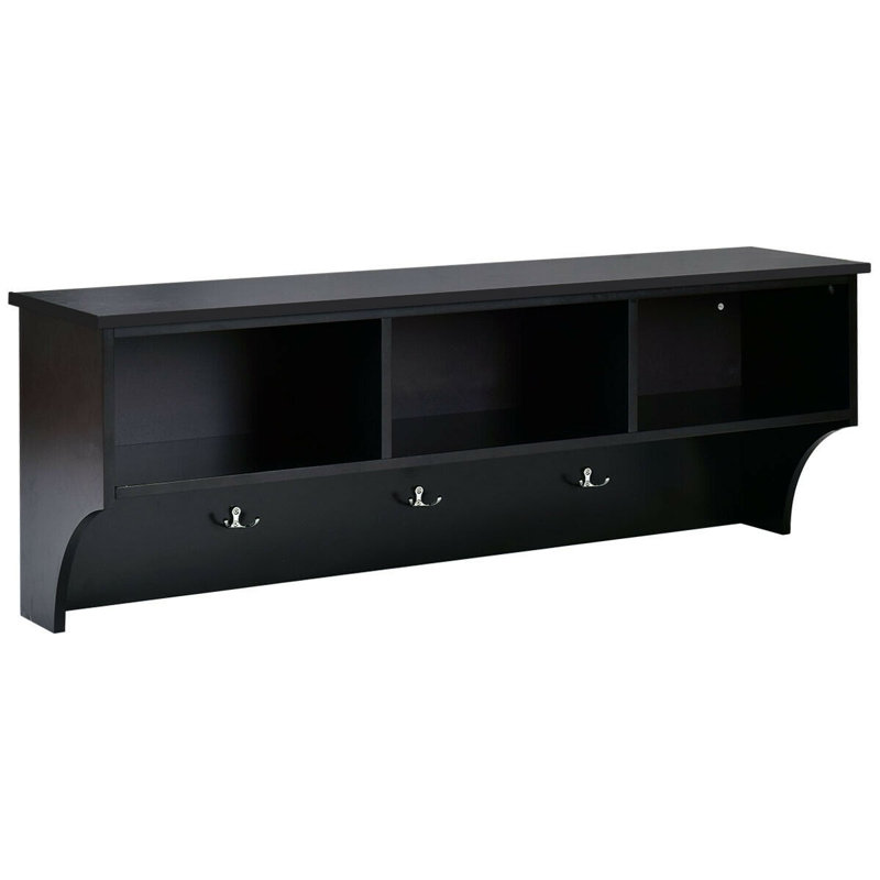 Dostalikova 3 Piece Solid Wood Accent Shelf