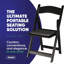 Ensemble de chaises pliantes rembourrées et confortables-102379148