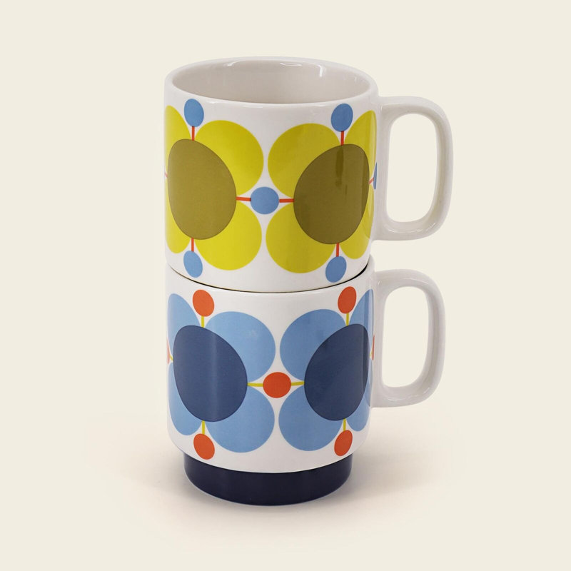 Ceramic Mug, 6, Multicolored