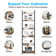 Landrienne Home Office Bookcase With Sturdy Structure, Display Rack With Modern Style,storage Shelf With Spacious Storage Space