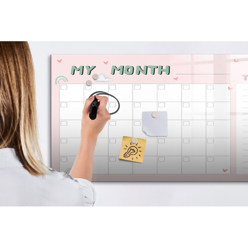 Magnetic Glass Dry Erase Board