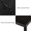Table rectangulaire Soho, espresso 63 pouces Soho