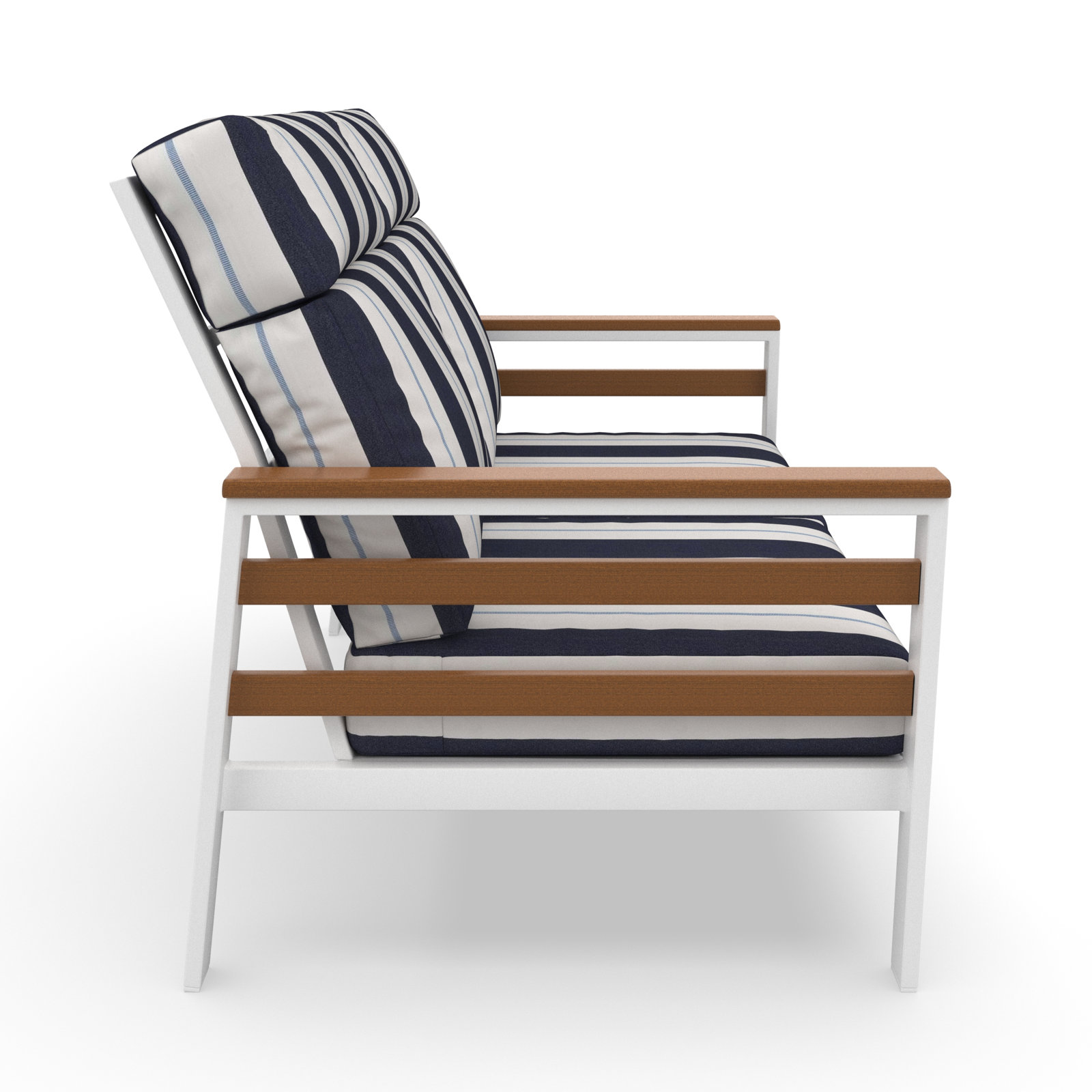 Townsend 55" Sunbrella® Patio Loveseat, Sunbrella Relate Harbor