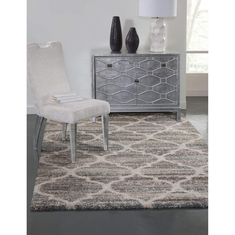 Élégant support durable en oléfine à motif de treillis pour le salon