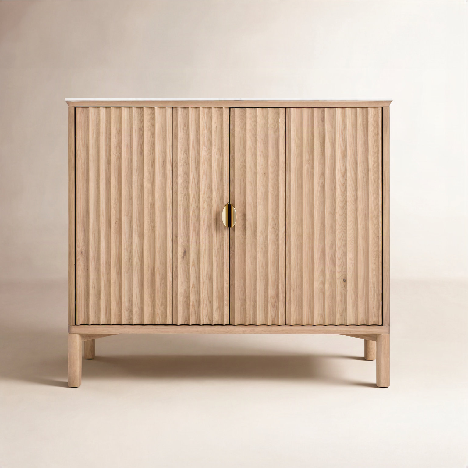 Estell Carrera Marble Accent Cabinet
