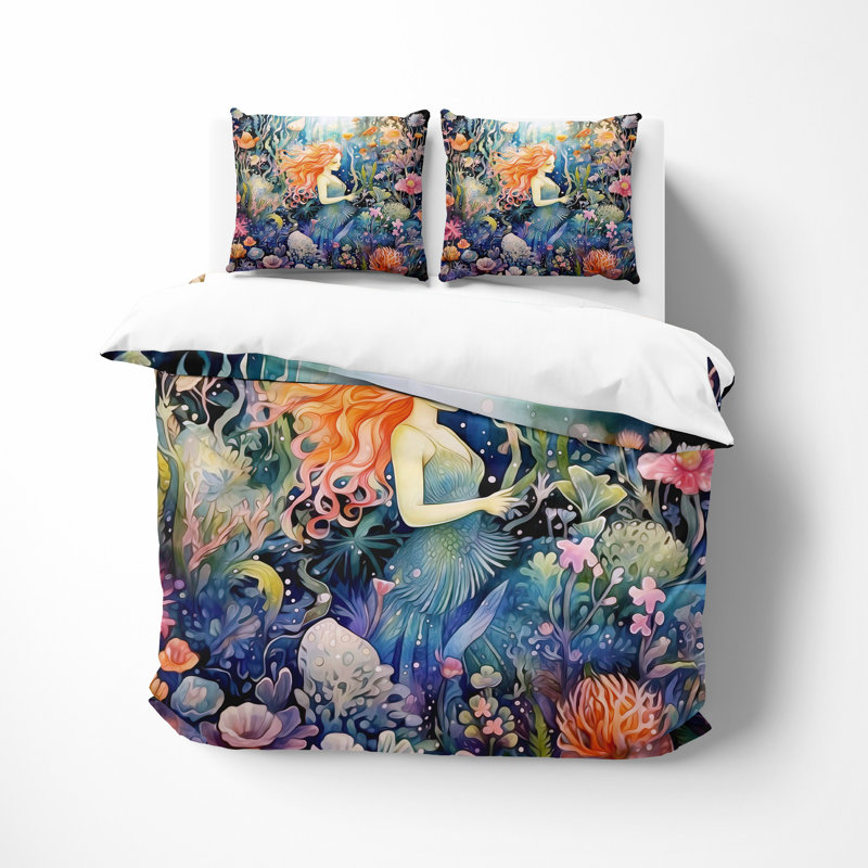 Abstract Duvet Cover, Queen Duvet Cover + 2 Queen Shams