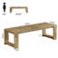 Bureau spacieux, bureau d'ordinateur, table de conférence, poste de travail double-1389368031