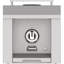 Side Burner, 20000 BTU, Diamond Cut in Liquid Propane
