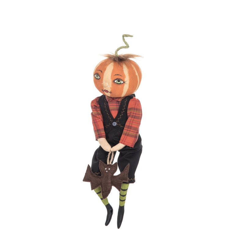 Nevin Pumpkin Head Boy Art Doll