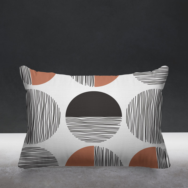 Coussin intérieur / extérieur Dubo, Saumon
