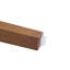 Tabouret de bar Mid-Century rembourré en bois d'hévéa avec dossier bas incurvé de 29 po Fleeton-132460418-132460419