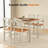 Space-saving Solid Wood Dining Table Sets For Small Spaces