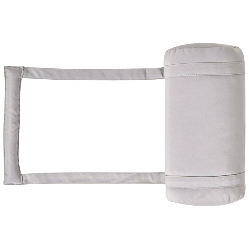Sun Lounger Pad Cushion BRESCIA PREMIUM 180 x 60 cm, Light Grey
