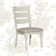 Lydia Ladder Back Side Chair w/ Upholstered Seat